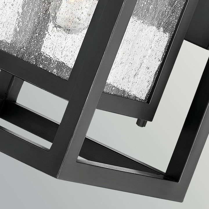 Hinkley HK-REPUBLIC-S-BK Republic 1 Light Small  Outdoor Lantern Black