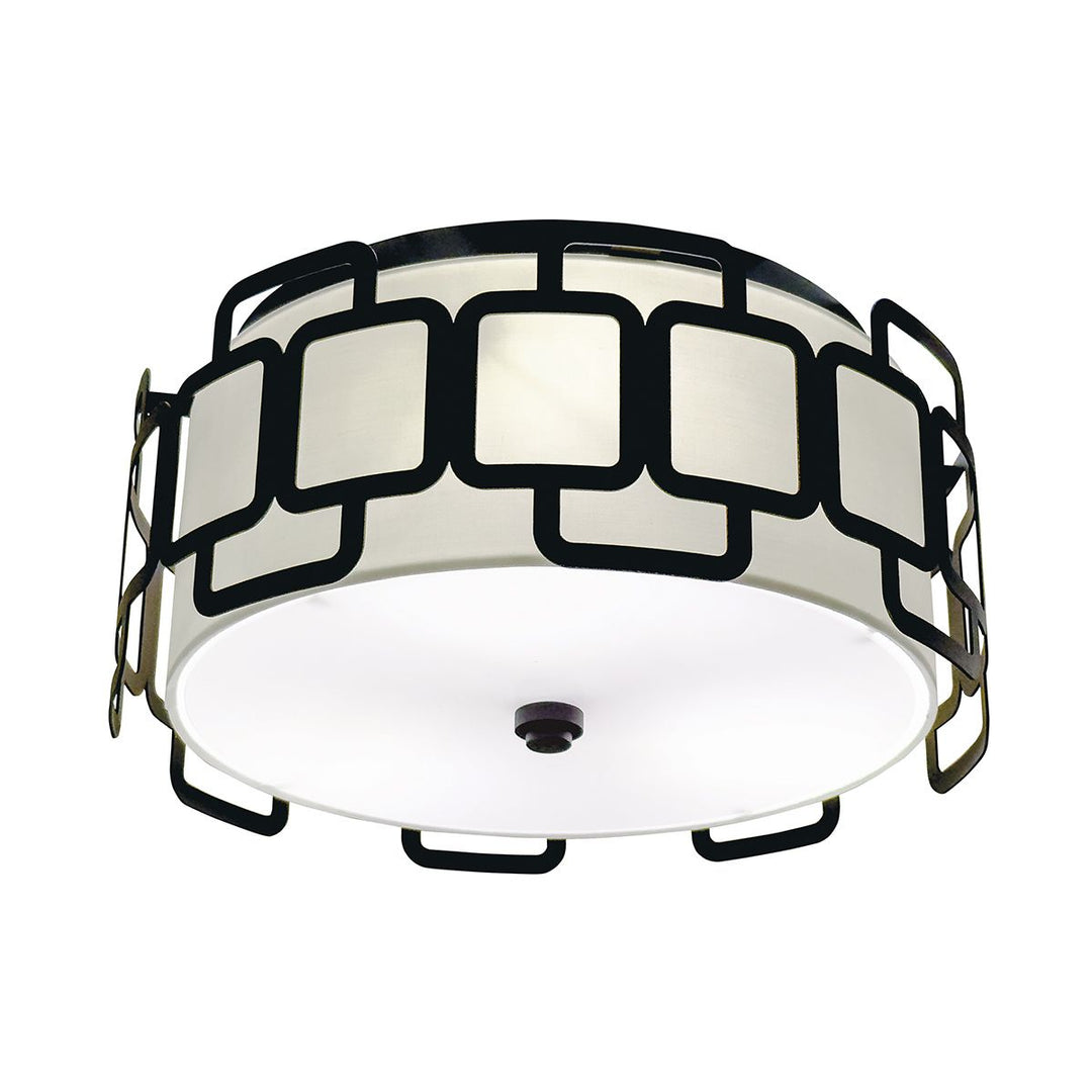 Hinkley HK-SABINA-3F-BK Sabina 3 Light Flush Black