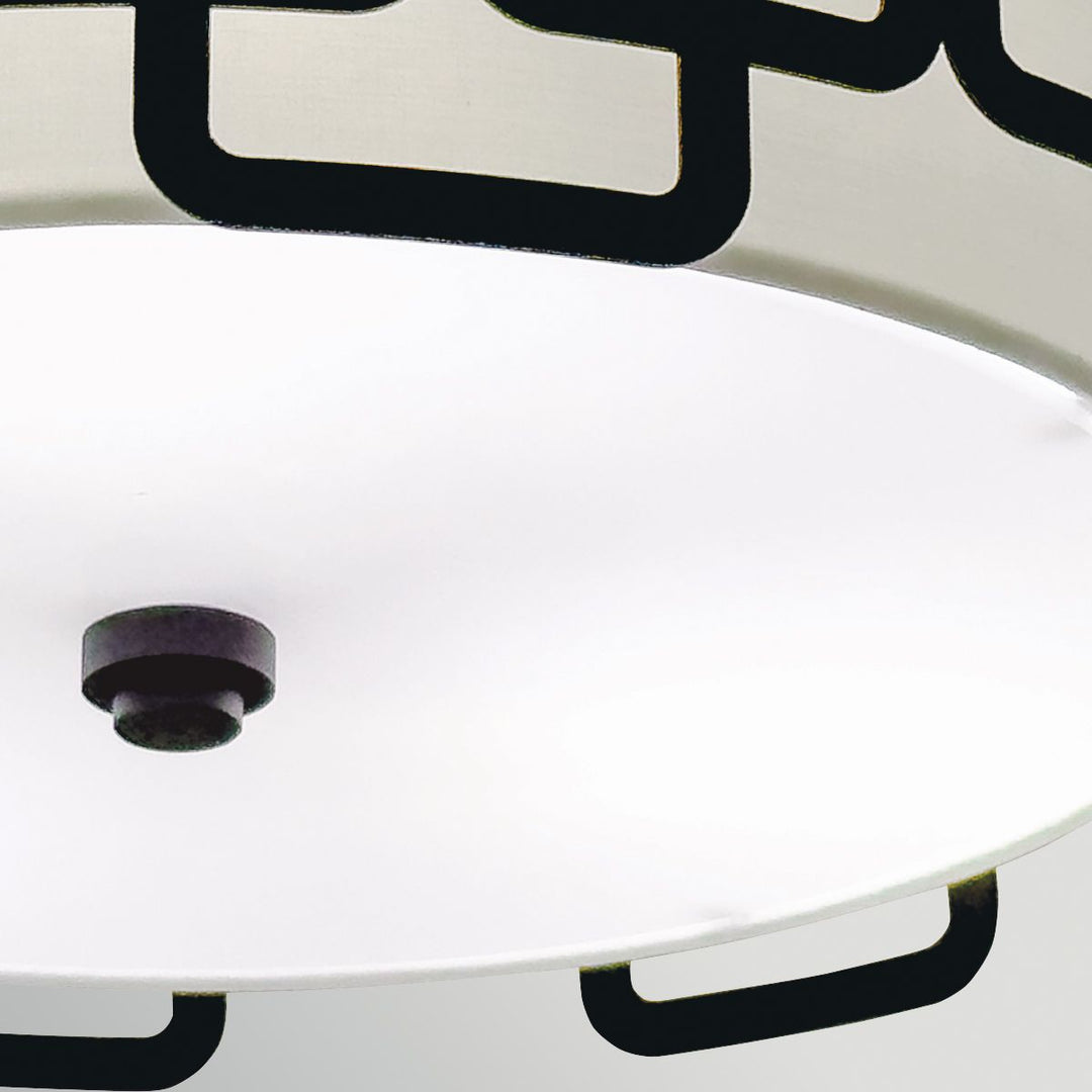 Hinkley HK-SABINA-3F-BK Sabina 3 Light Flush Black