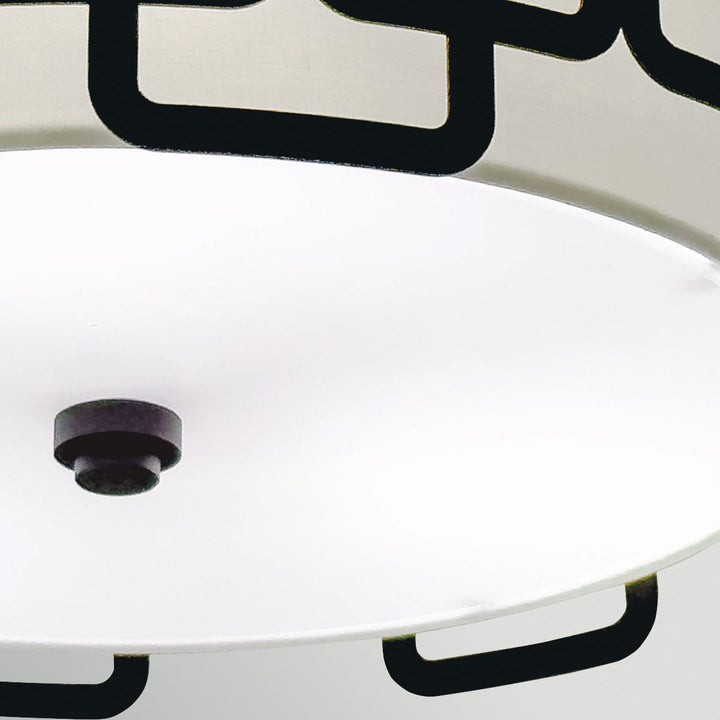 Hinkley HK-SABINA-3F-BK Sabina 3 Light Flush Black