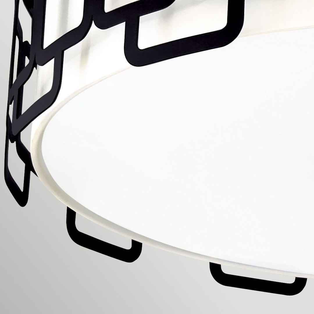 Hinkley HK-SABINA-4F-BK Sabina 4 Light Large Flush Black