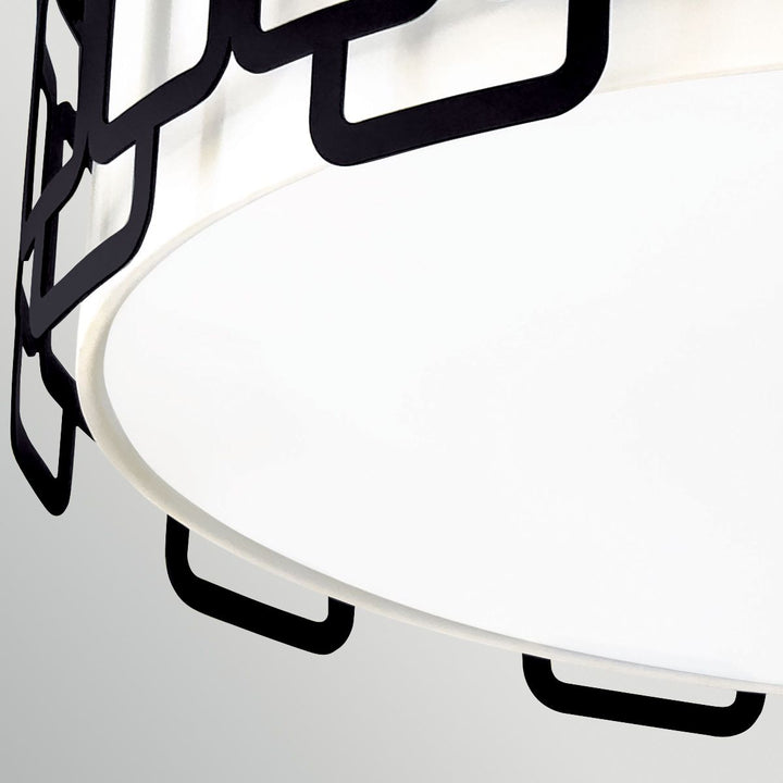 Hinkley HK-SABINA-4F-BK Sabina 4 Light Large Flush Black