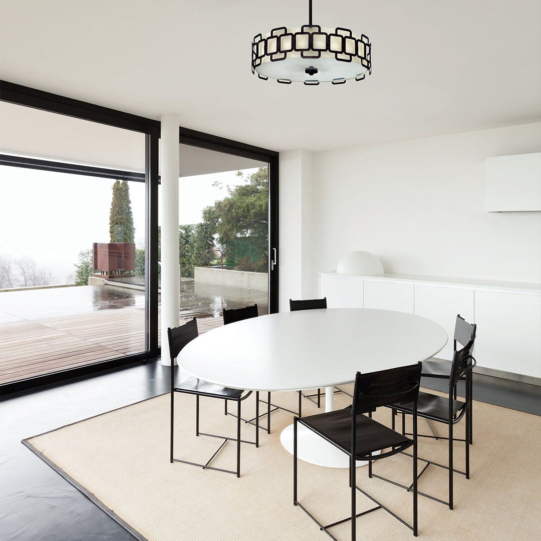 Hinkley HK-SABINA-4P-BK Sabina 4 Light Pendant Black