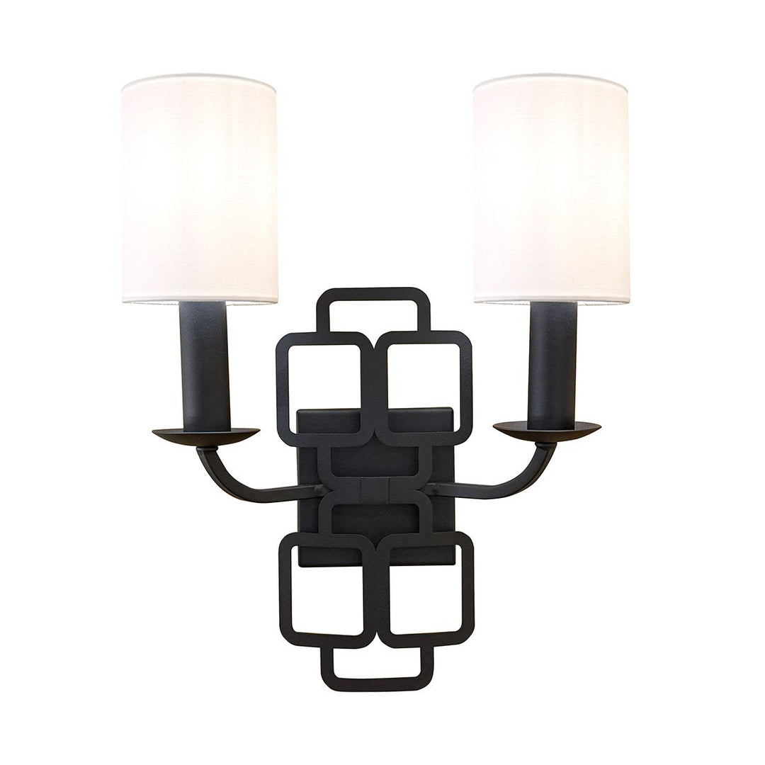 Hinkley HK-SABINA2-BK Sabina 2 Light Wall Light Black
