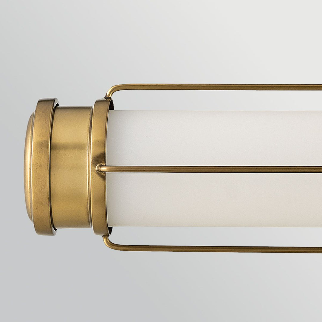 Hinkley HK-SAYLOR-LED-M-HB Saylor Medium LED  Bathroom Wall Light  Heritage Brass