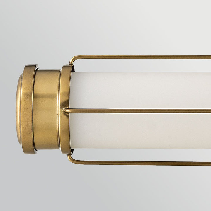 Hinkley HK-SAYLOR-LED-M-HB Saylor Medium LED  Bathroom Wall Light  Heritage Brass