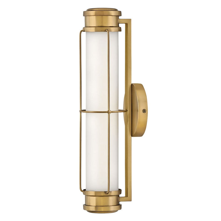 Hinkley HK-SAYLOR-LED-S-HB Saylor Small LED  Bathroom Wall Light  Heritage Brass