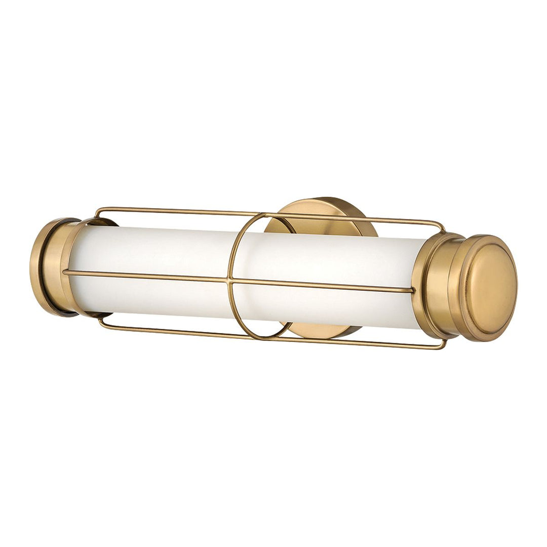 Hinkley HK-SAYLOR-LED-S-HB Saylor Small LED  Bathroom Wall Light  Heritage Brass