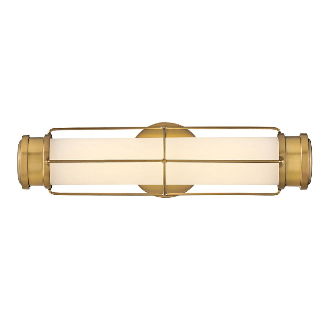 Hinkley HK-SAYLOR-LED-S-HB Saylor Small LED  Bathroom Wall Light  Heritage Brass