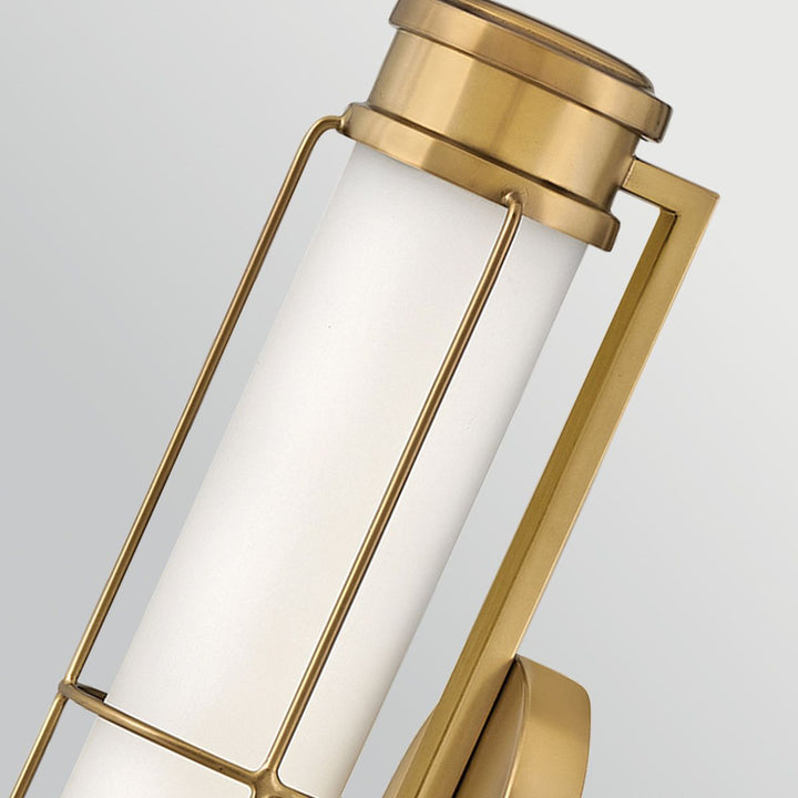 Hinkley HK-SAYLOR-LED-S-HB Saylor Small LED  Bathroom Wall Light  Heritage Brass