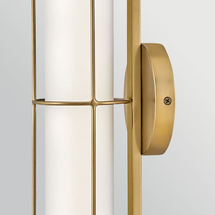 Hinkley HK-SAYLOR-LED-S-HB Saylor Small LED  Bathroom Wall Light  Heritage Brass