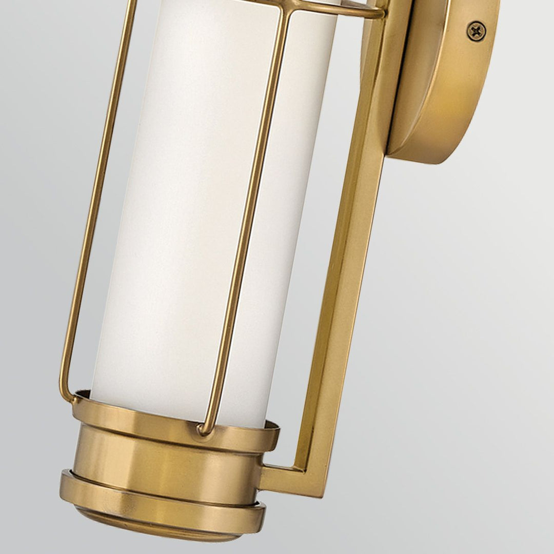 Hinkley HK-SAYLOR-LED-S-HB Saylor Small LED  Bathroom Wall Light  Heritage Brass