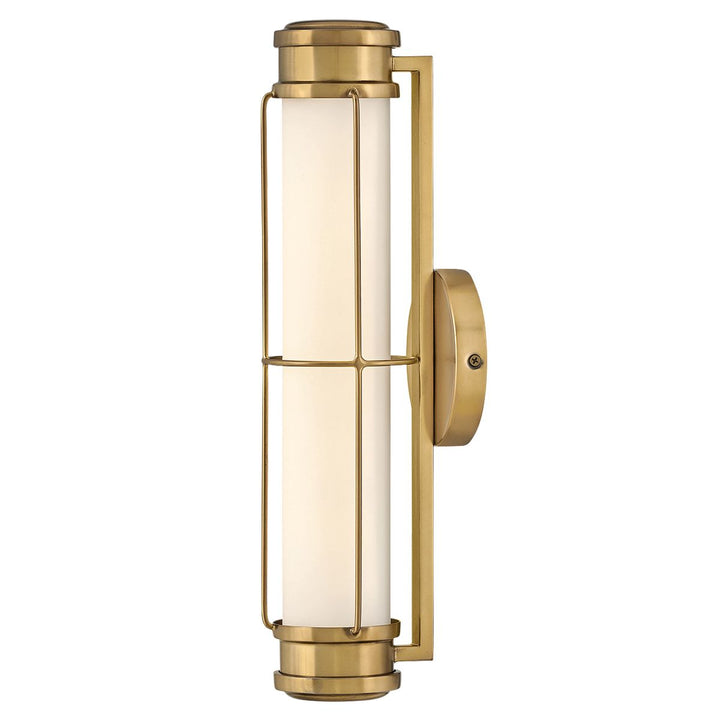 Hinkley HK-SAYLOR-LED-S-HB Saylor Small LED  Bathroom Wall Light  Heritage Brass