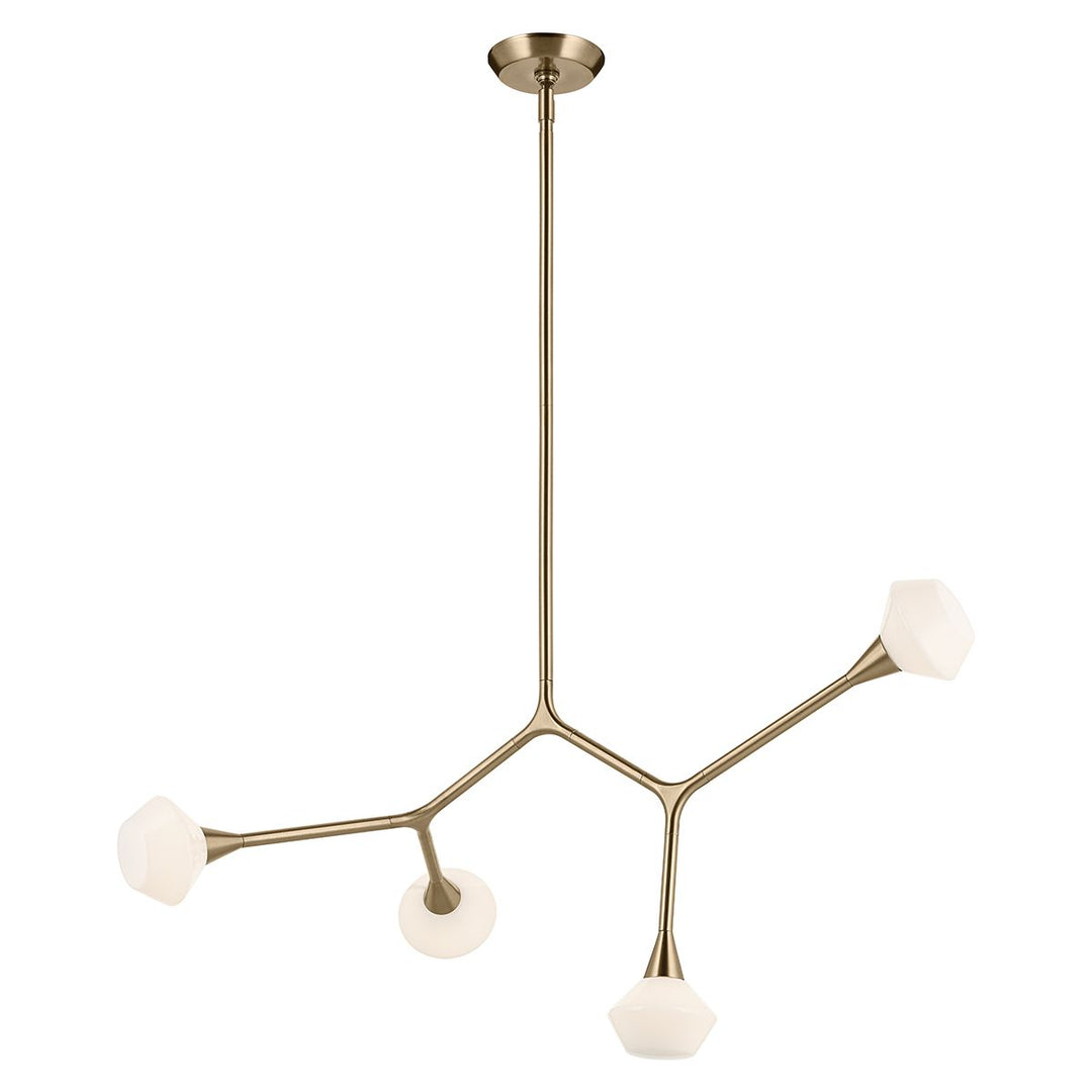 Kichler KL-CASSIUS-4P-CPZ Cassius 4 Light Pendant Champagne Bronze