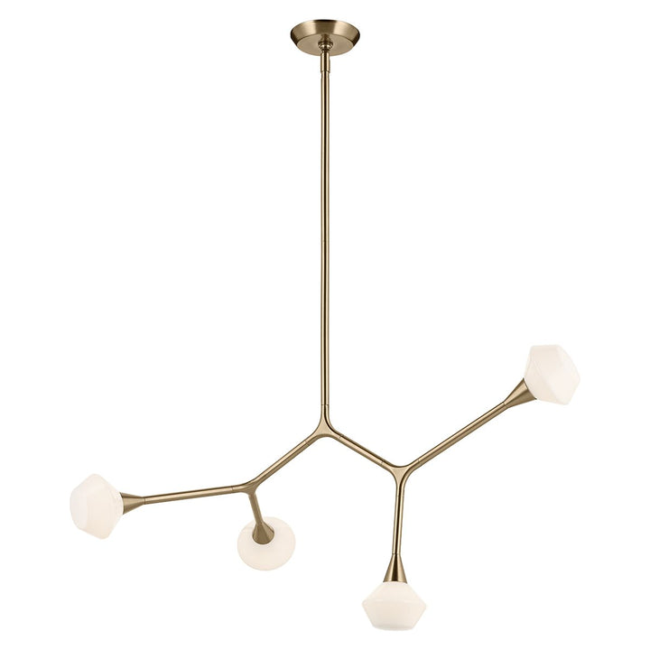 Kichler KL-CASSIUS-4P-CPZ Cassius 4 Light Pendant Champagne Bronze