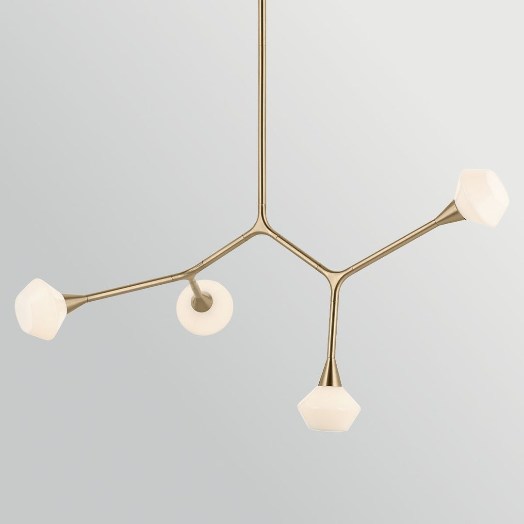 Kichler KL-CASSIUS-4P-CPZ Cassius 4 Light Pendant Champagne Bronze