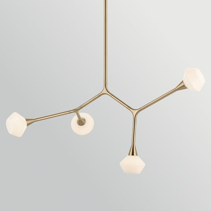 Kichler KL-CASSIUS-4P-CPZ Cassius 4 Light Pendant Champagne Bronze