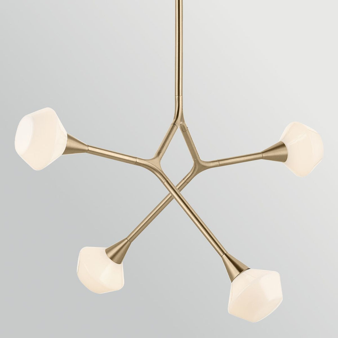 Kichler KL-CASSIUS-4P-CPZ Cassius 4 Light Pendant Champagne Bronze