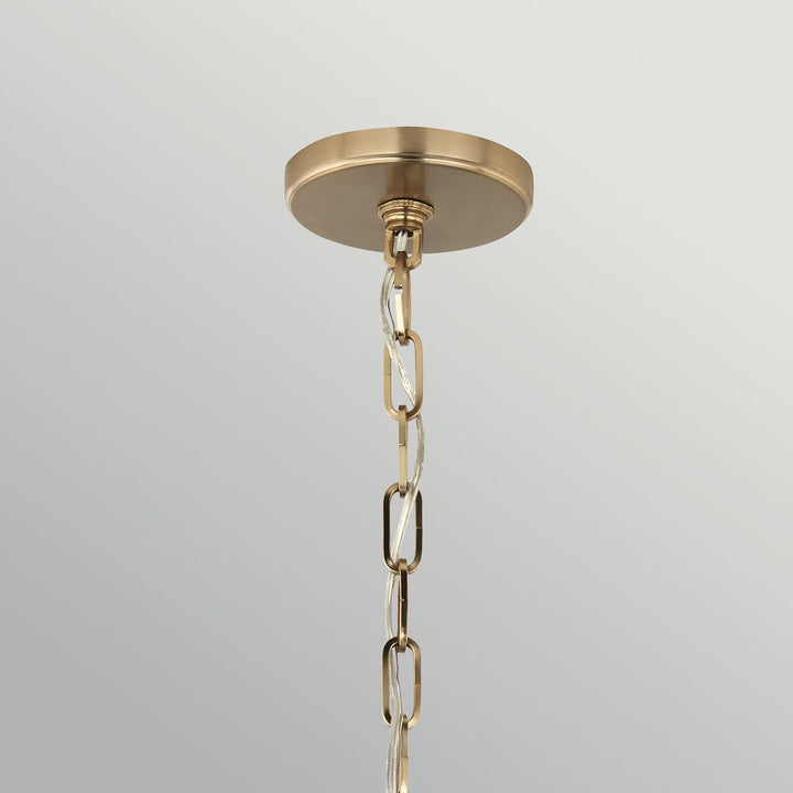 Kichler KL-ETCHER-P-L-BKB Etcher Large Pendant Black &amp; Brass