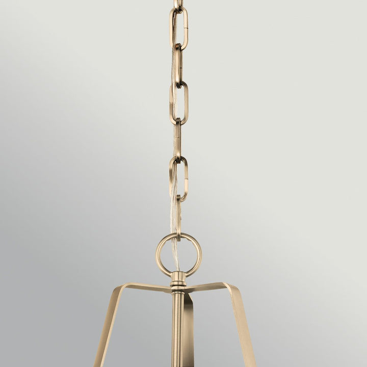 Kichler KL-ETCHER-P-M-BKB Etcher Medium Pendant Black &amp; Brass