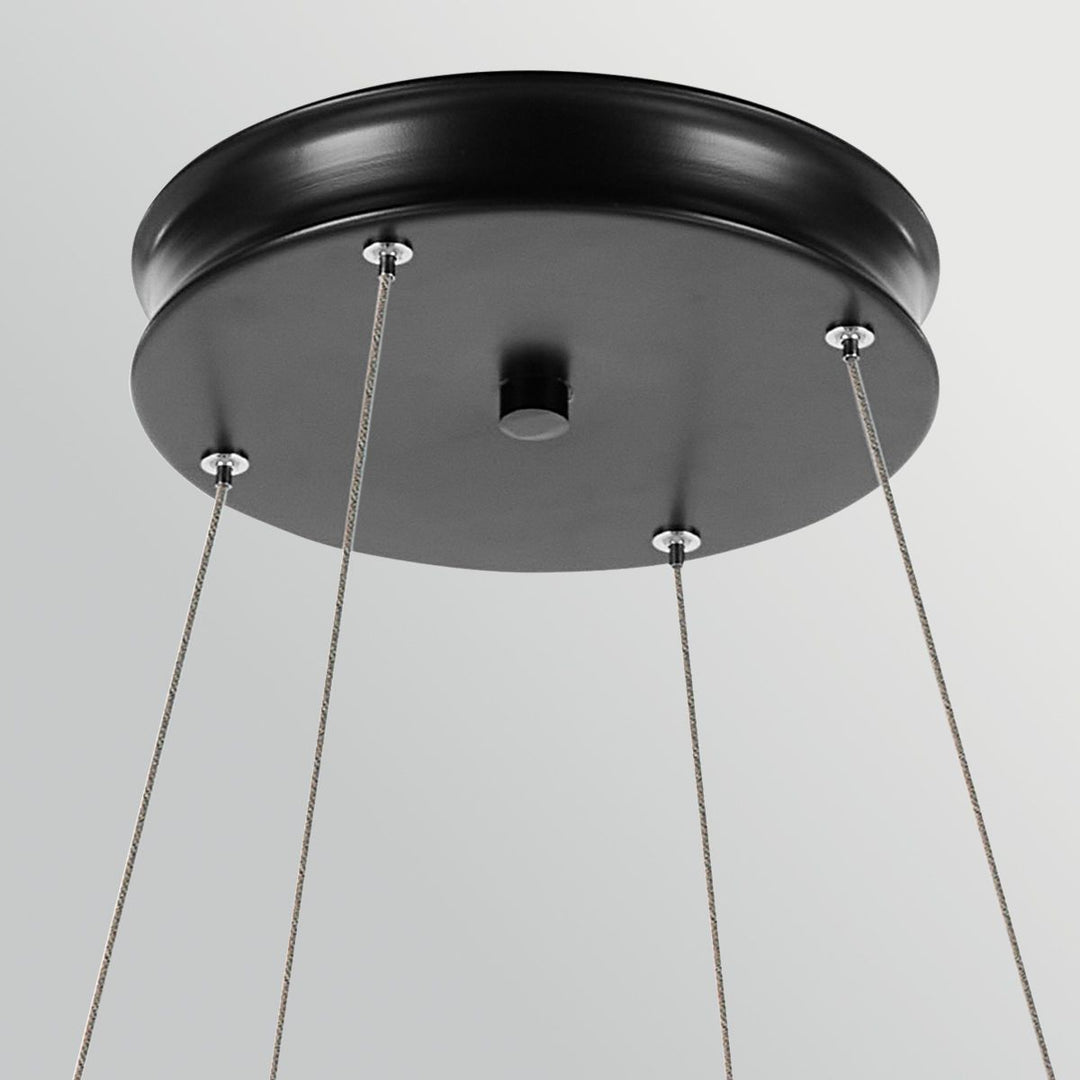 Kichler KL-LAROUSSE-LED-L-BKB Larousse - LED Large Pendant Black &amp; Brass