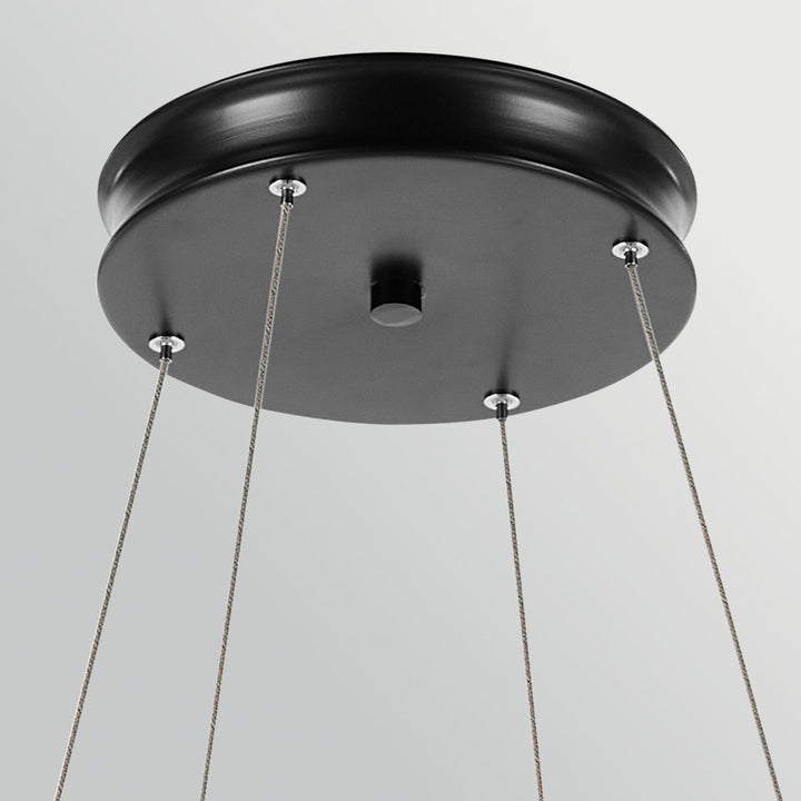 Kichler KL-LAROUSSE-LED-L-BKB Larousse - LED Large Pendant Black &amp; Brass