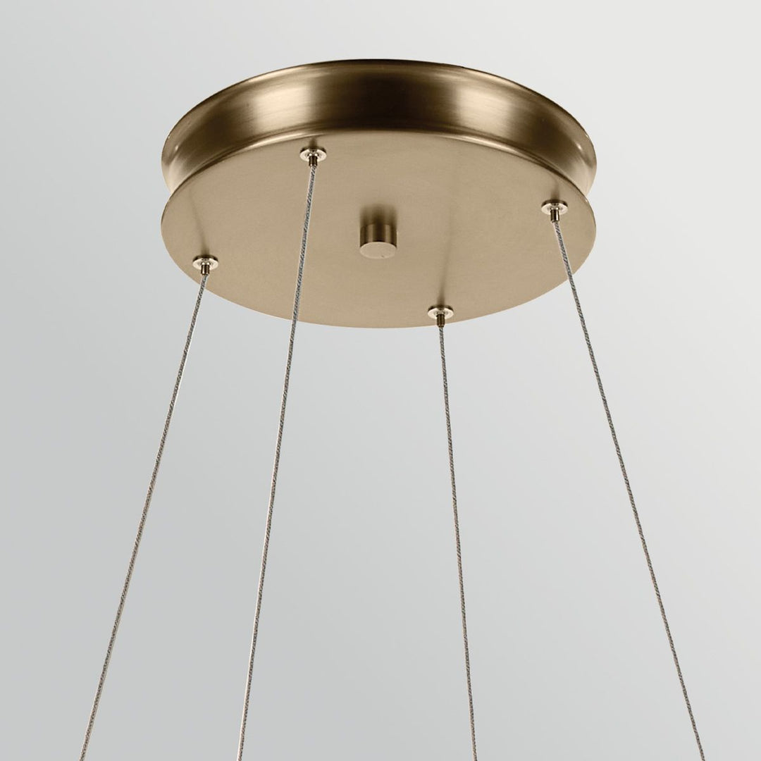 Kichler KL-LAROUSSE-LED-L-CPZ Larousse - LED Large Pendant Champagne Bronze