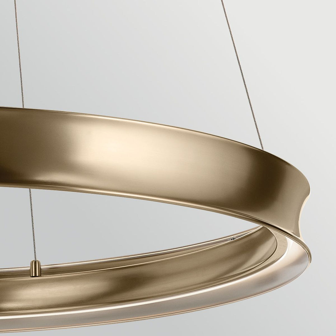 Kichler KL-LAROUSSE-LED-L-CPZ Larousse - LED Large Pendant Champagne Bronze