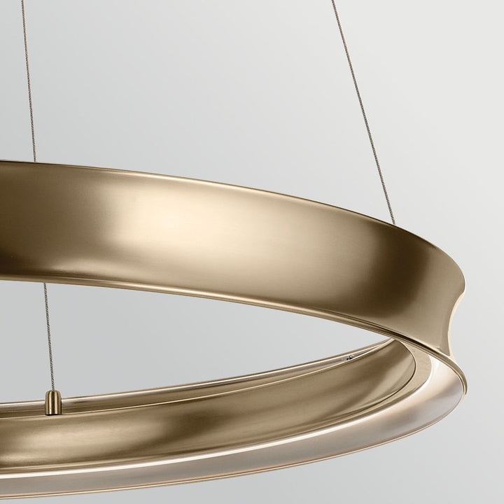 Kichler KL-LAROUSSE-LED-L-CPZ Larousse - LED Large Pendant Champagne Bronze
