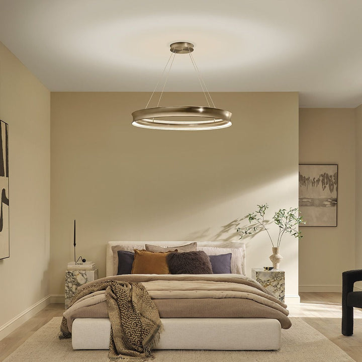 Kichler KL-LAROUSSE-LED-L-CPZ Larousse - LED Large Pendant Champagne Bronze
