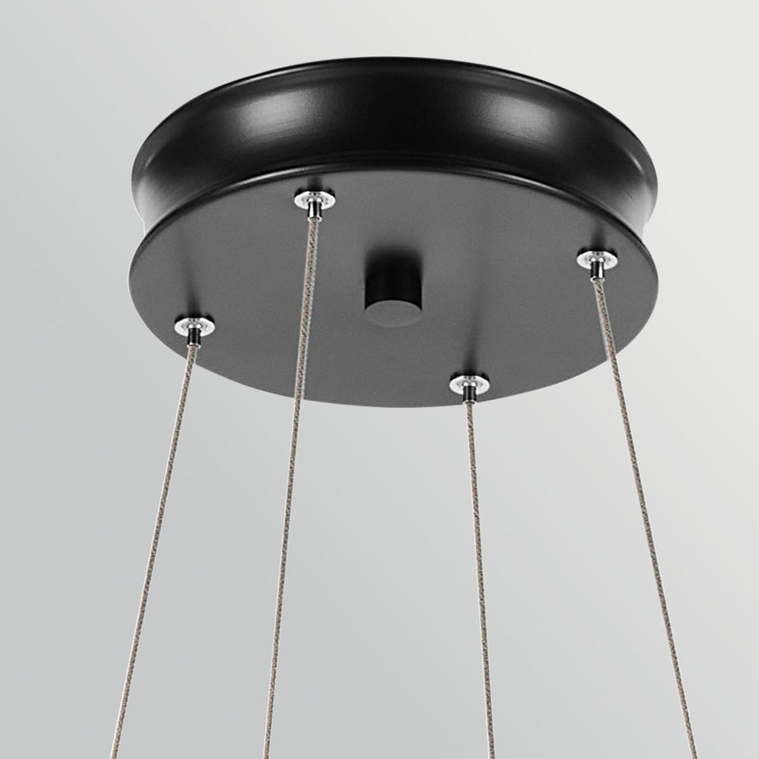 Kichler KL-LAROUSSE-LED-M-BKB Larousse - LED Medium Pendant Black &amp; Brass