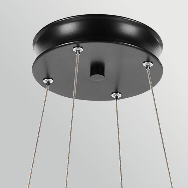Kichler KL-LAROUSSE-LED-M-BKB Larousse - LED Medium Pendant Black &amp; Brass