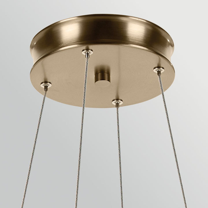 Kichler KL-LAROUSSE-LED-M-CPZ Larousse - LED Medium Pendant Champagne Bronze