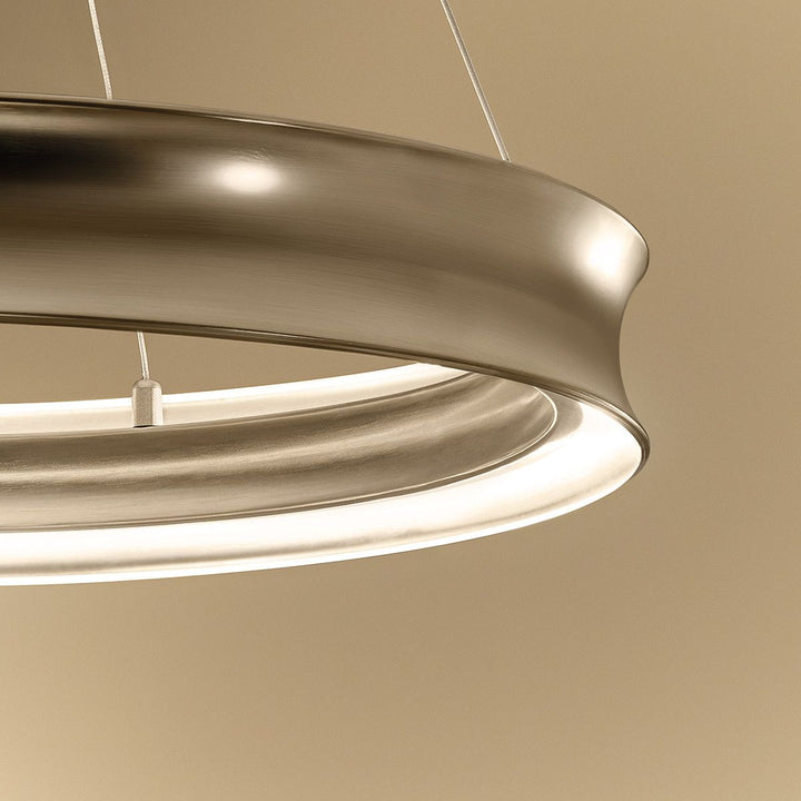 Kichler KL-LAROUSSE-LED-M-CPZ Larousse - LED Medium Pendant Champagne Bronze