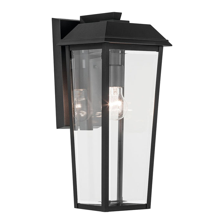 Kichler KL-MATHUS2-M-BK Mathus Medium Outdoor Wall   Lantern Black