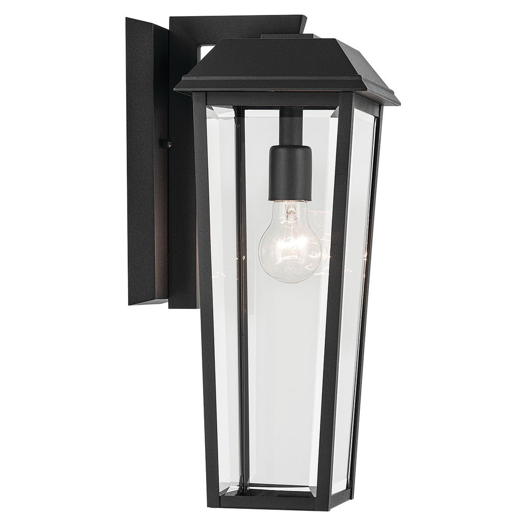 Kichler KL-MATHUS2-M-BK Mathus Medium Outdoor Wall   Lantern Black