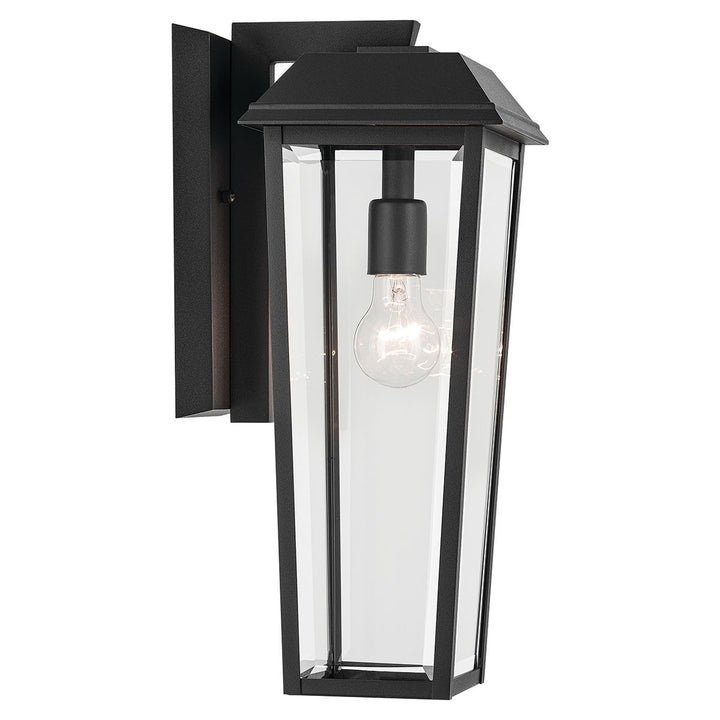 Kichler KL-MATHUS2-M-BK Mathus Medium Outdoor Wall   Lantern Black
