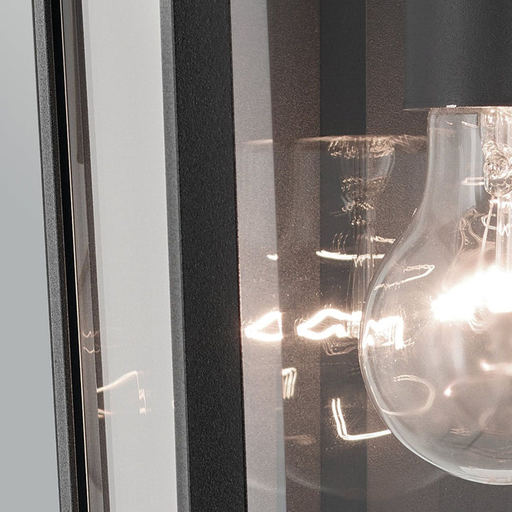 Kichler KL-MATHUS2-M-BK Mathus Medium Outdoor Wall   Lantern Black