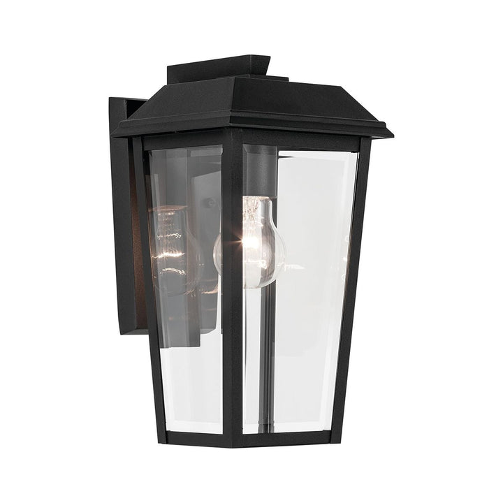 Kichler KL-MATHUS2-S-BK Mathus Small Outdoor Wall  Lantern Black