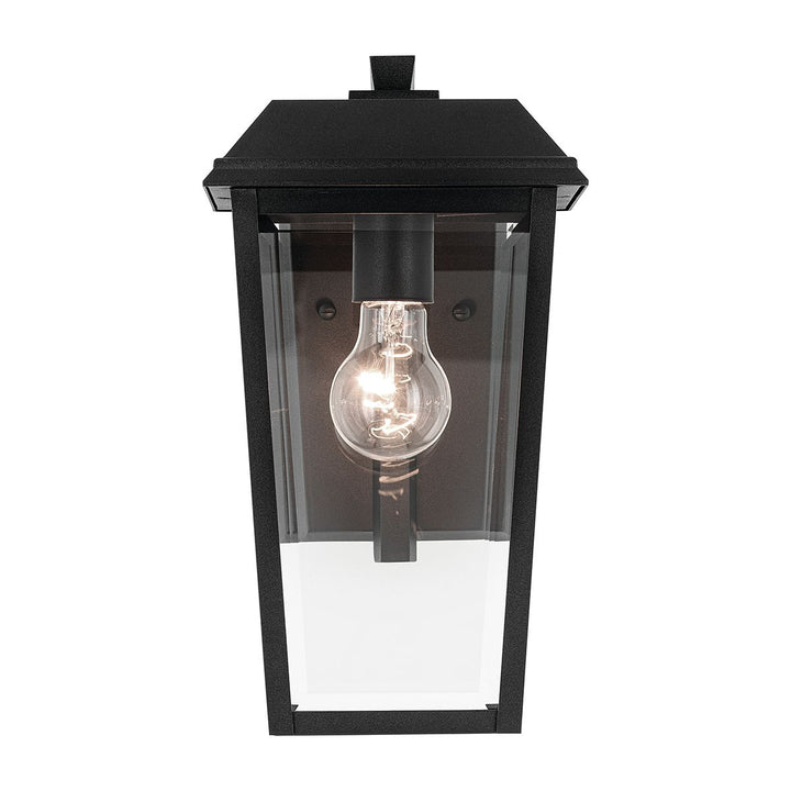 Kichler KL-MATHUS2-S-BK Mathus Small Outdoor Wall  Lantern Black