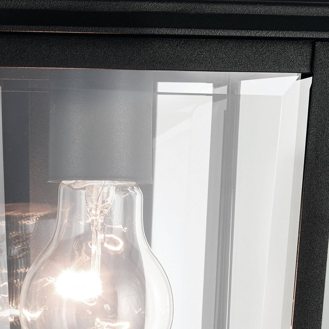 Kichler KL-MATHUS2-S-BK Mathus Small Outdoor Wall  Lantern Black