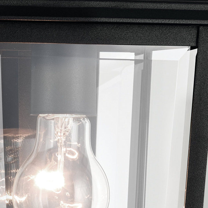 Kichler KL-MATHUS2-S-BK Mathus Small Outdoor Wall  Lantern Black