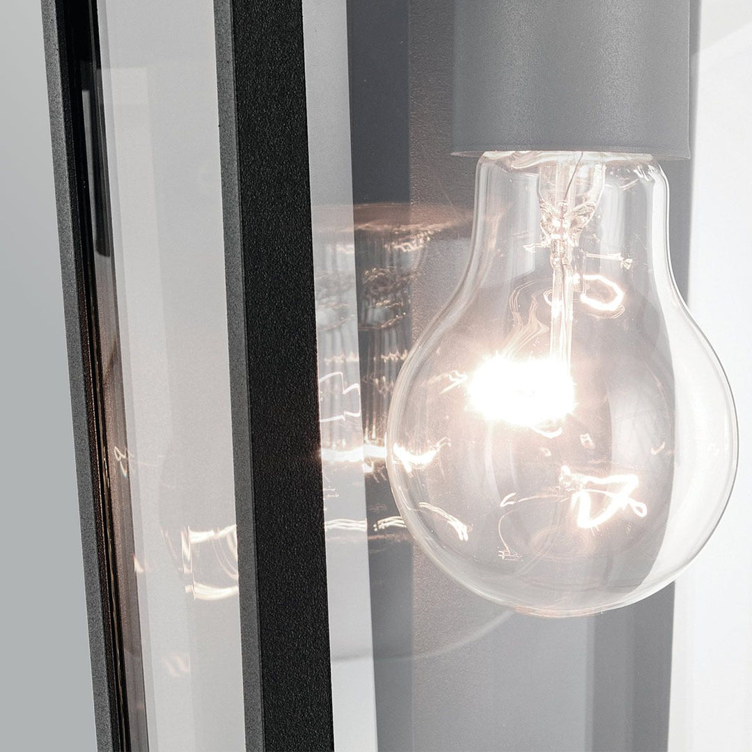 Kichler KL-MATHUS2-S-BK Mathus Small Outdoor Wall  Lantern Black