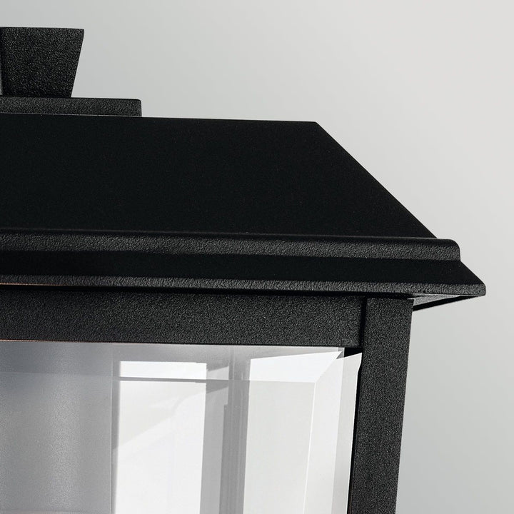 Kichler KL-MATHUS2-S-BK Mathus Small Outdoor Wall  Lantern Black