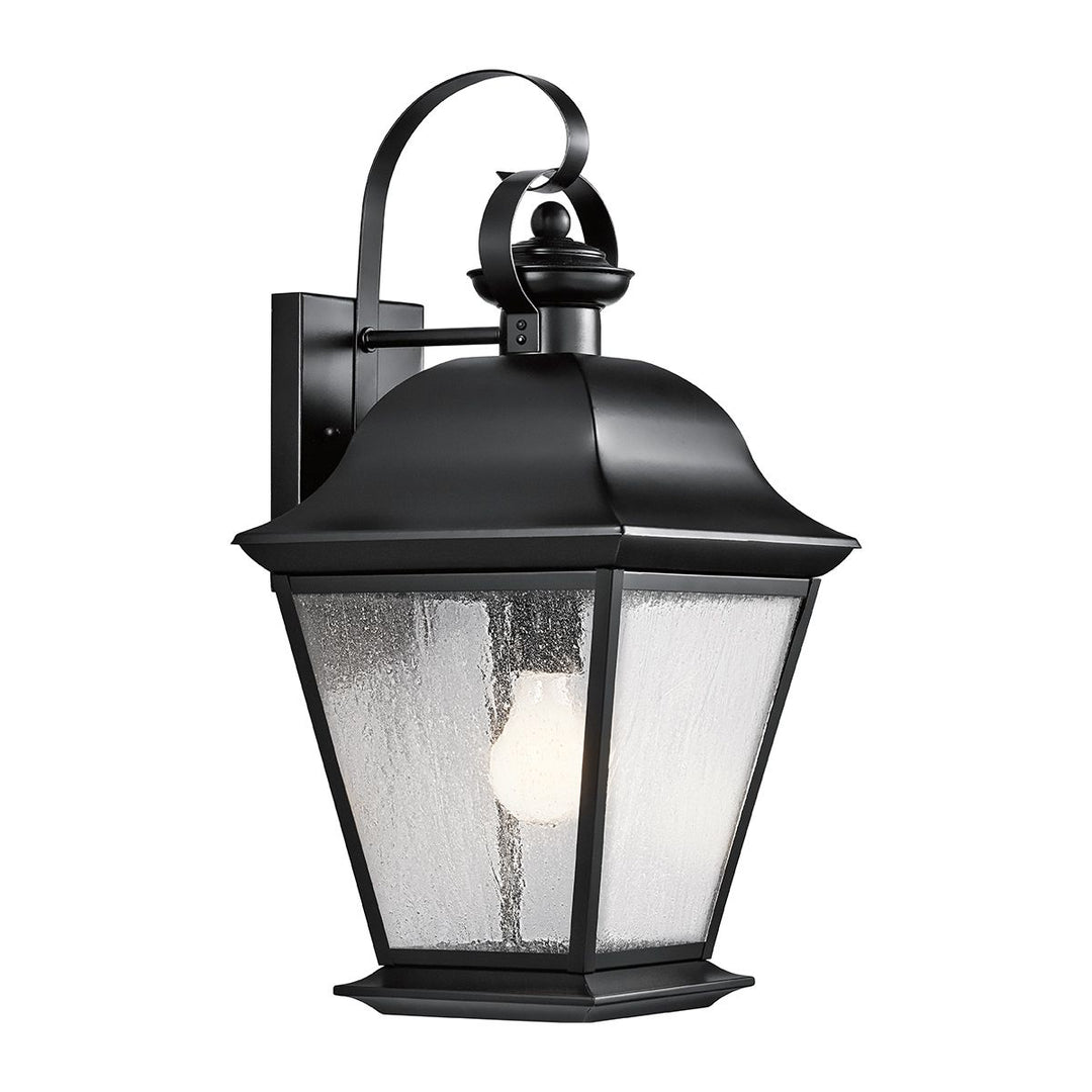 Kichler KL-MOUNT-VERNON2-L-BK Mount Vernon Large  Outdoor Wall Lantern Black