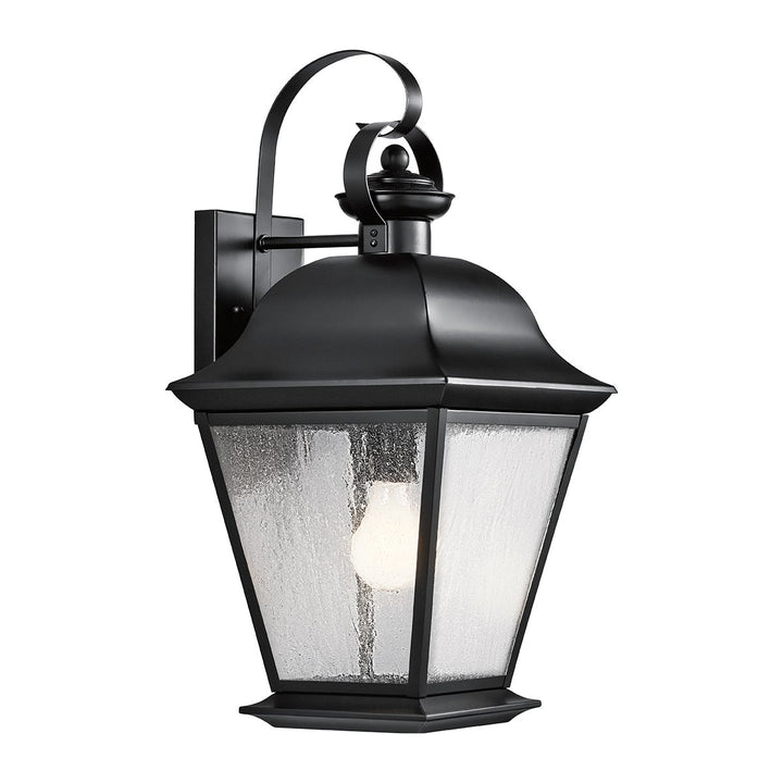Kichler KL-MOUNT-VERNON2-L-BK Mount Vernon Large  Outdoor Wall Lantern Black