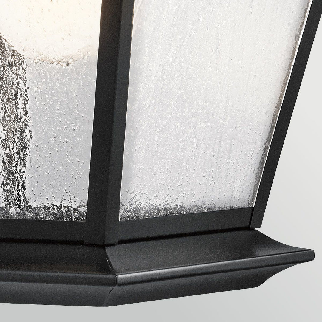 Kichler KL-MOUNT-VERNON2-L-BK Mount Vernon Large  Outdoor Wall Lantern Black