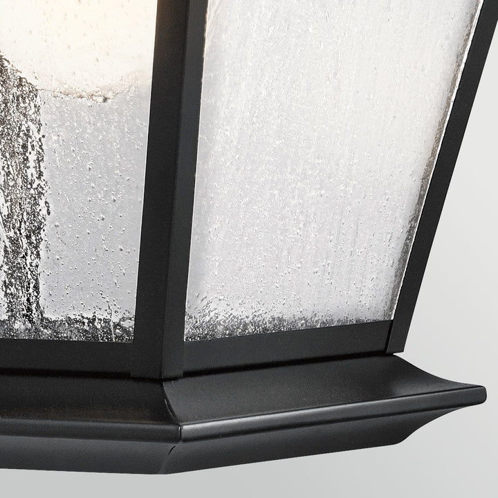 Kichler KL-MOUNT-VERNON2-L-BK Mount Vernon Large  Outdoor Wall Lantern Black