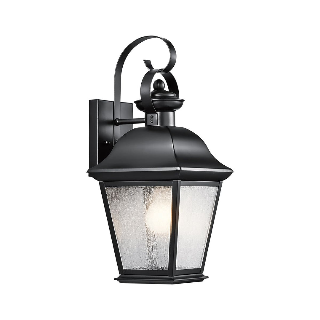 Kichler KL-MOUNT-VERNON2-M-BK Mount Vernon Medium  Outdoor Wall Lantern Black