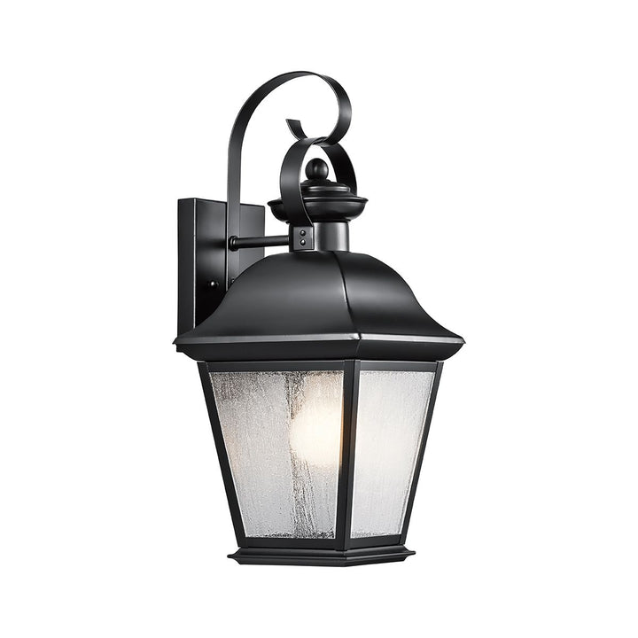 Kichler KL-MOUNT-VERNON2-M-BK Mount Vernon Medium  Outdoor Wall Lantern Black
